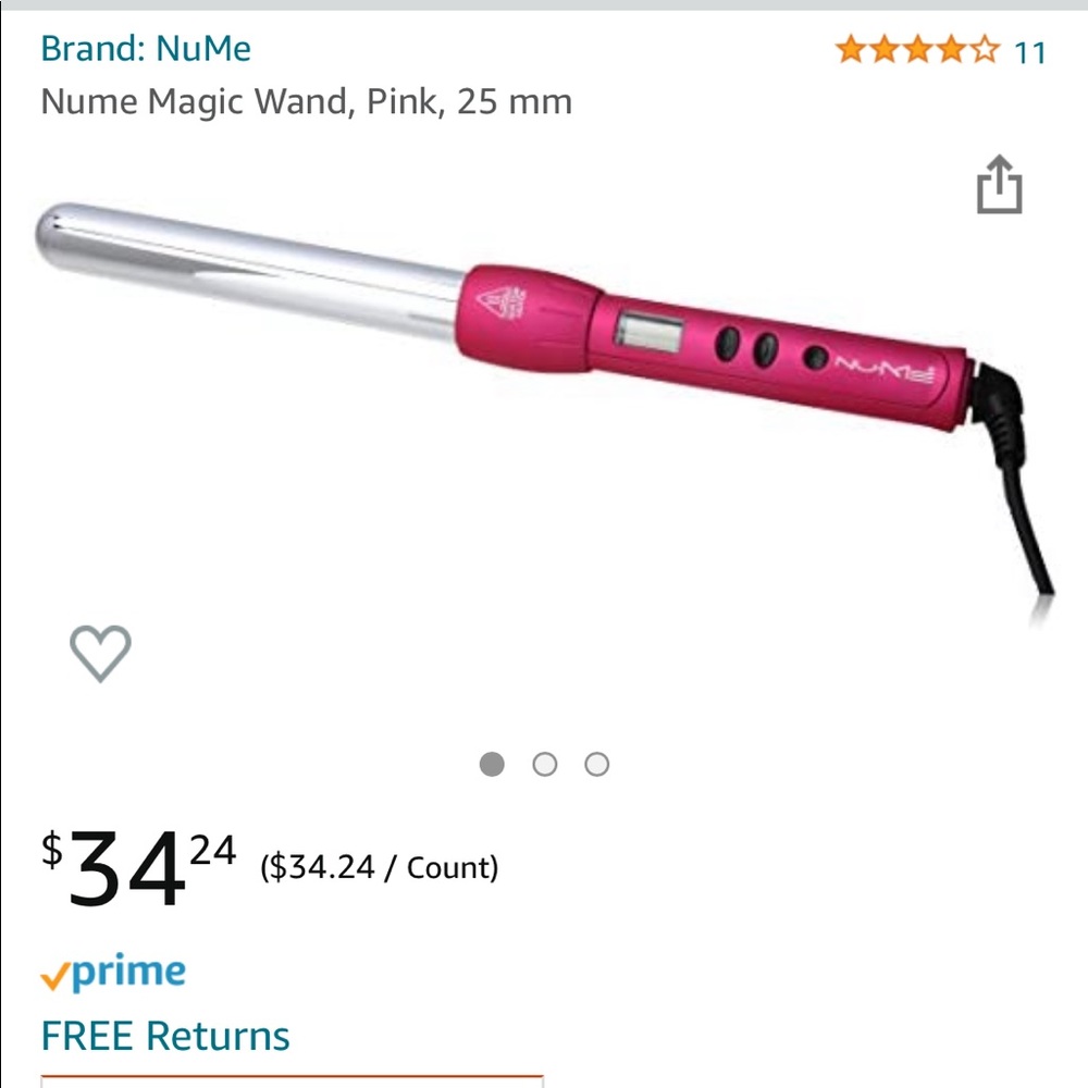 Nume 1 inch Curling Wand